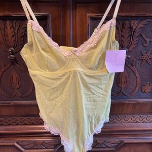 Yellow Lace Chemise